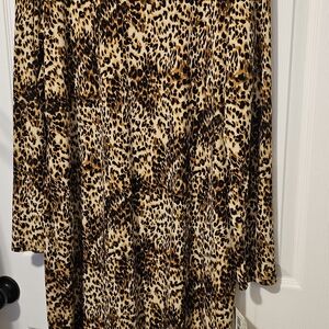 LuLaRoe Leopard Print Dress 3XL
